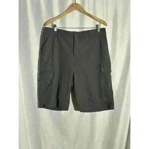 Men’s NOVANA Cycle Shorts charcoal, gray Cargo Liner Orange Gel Padding Size XL